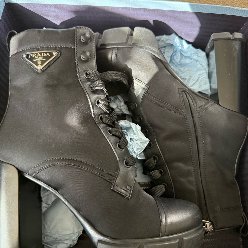 Black Prada booties